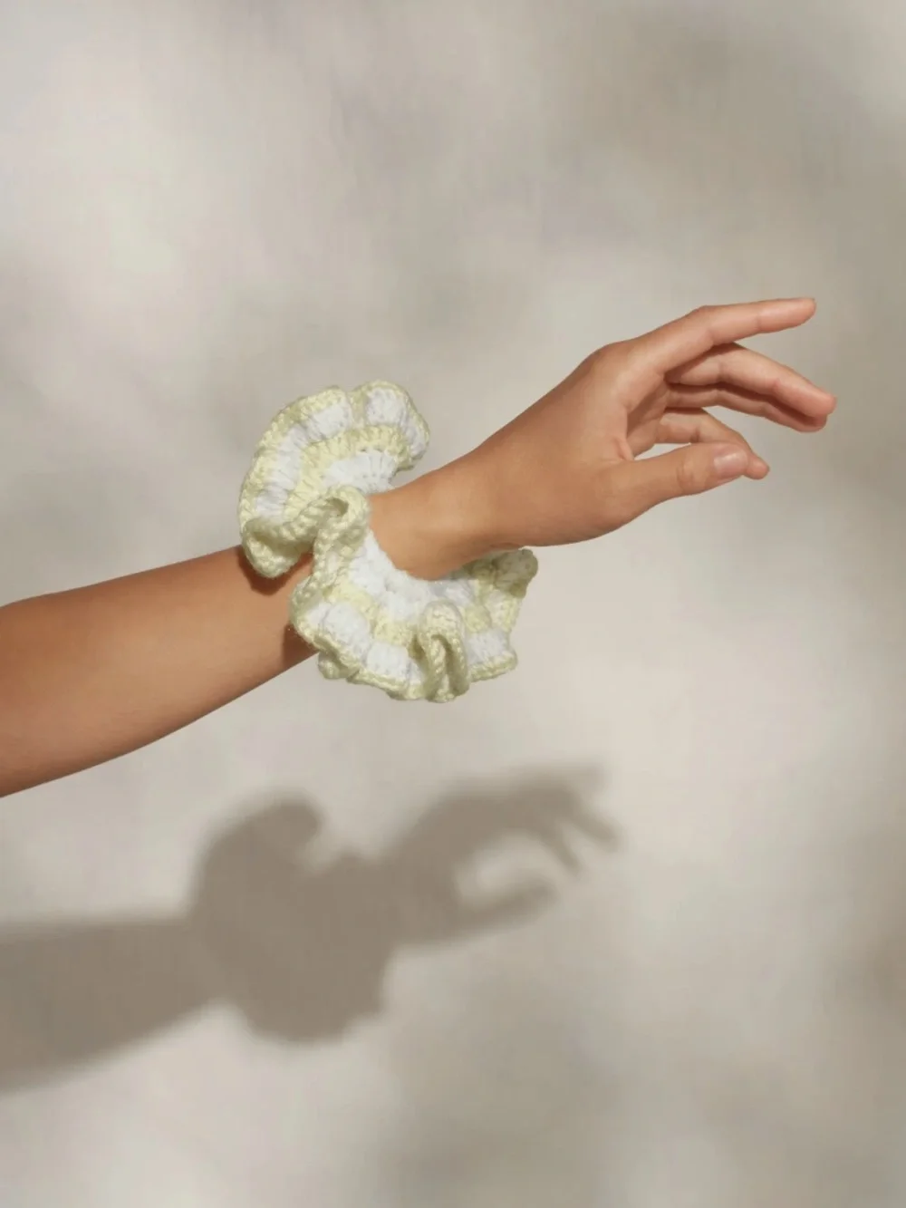 Crochet Scrunchie Kitsch NWT Color: Butter Yellow